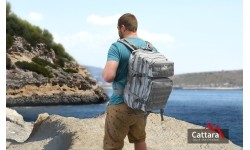 Plecak turystyczny szturmowy taktyczny wojskowy podróżny uniwersalny Cattara - Szary, 45 l