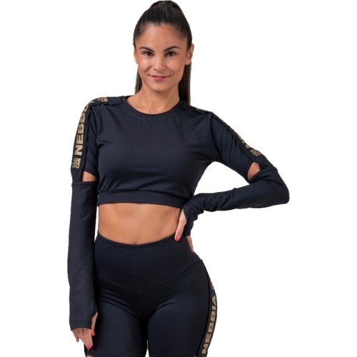 Bluzka damska Nebbia Honey Bunny 821 - Black