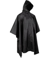 Poncho przeciwdeszczowe MIL-TEC Basic Ripstop – czarne