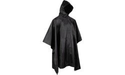 Poncho przeciwdeszczowe MIL-TEC Basic Ripstop – czarne