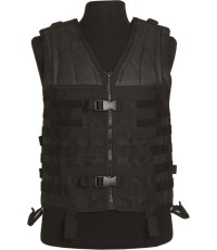 BLACK MOLLE CARRIER VEST