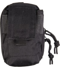 BLACK PADDED BELT POUCH