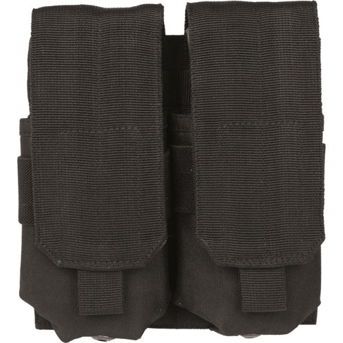 BLACK DOUBLE M4/M16 MAGAZINE POUCH