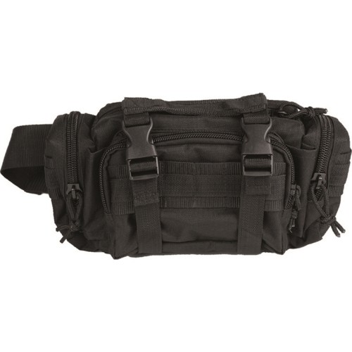 BLACK FANNY PACK ′MODULAR SYSTEM′ SMALL