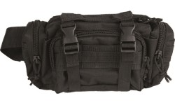 BLACK FANNY PACK ′MODULAR SYSTEM′ SMALL