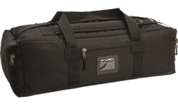 BLACK COMBAT DUFFLE BAG