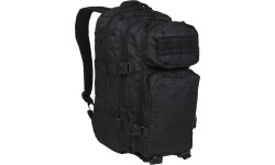 US BLACK LASER CUT ASSAULT BACKPACK SM
