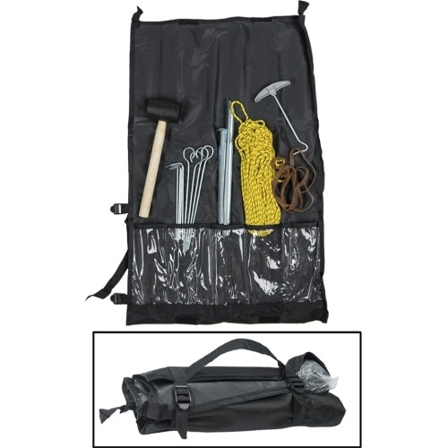 TENT SET (PEGS, HAMMER, GUY ROPE, ETC.)