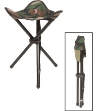 WOODLAND 3-LEG FOLDING STOOL
