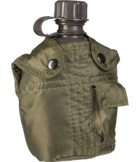 Plastikowa manierka z pokrowcem Mil-Tec, 1 l, oliwkowa