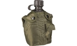 Plastikowa manierka z pokrowcem Mil-Tec, 1 l, oliwkowa