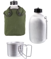 FRENCH 1,3LTR CANTEEN W.CUP AND COVER