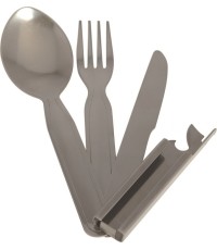 ARMY 3-PC STAINLESS STEEL EATING UTENS.