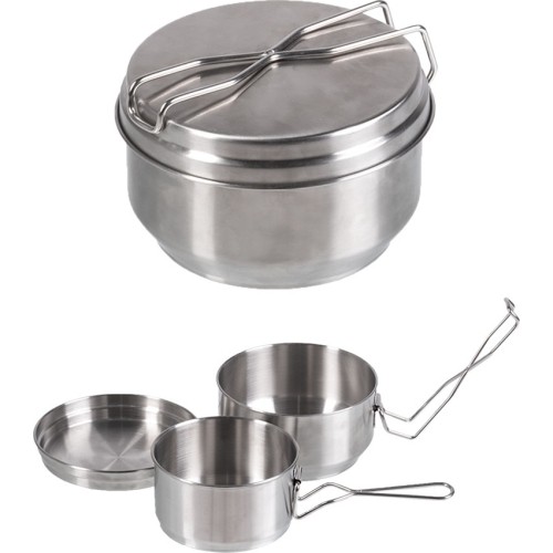 CZECH 3-PC. STAINLESS STEEL MESS KIT
