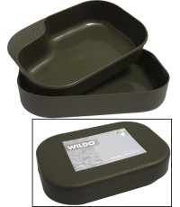 Zestaw naczyń turystycznych Mil-Tec Camp-A-Box PP, zielony