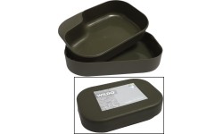 Zestaw naczyń turystycznych Mil-Tec Camp-A-Box PP, zielony