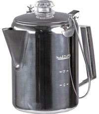 STAINLESS STEEL COFFEEPOT WITH PERCOLATOR (9 CUPS)