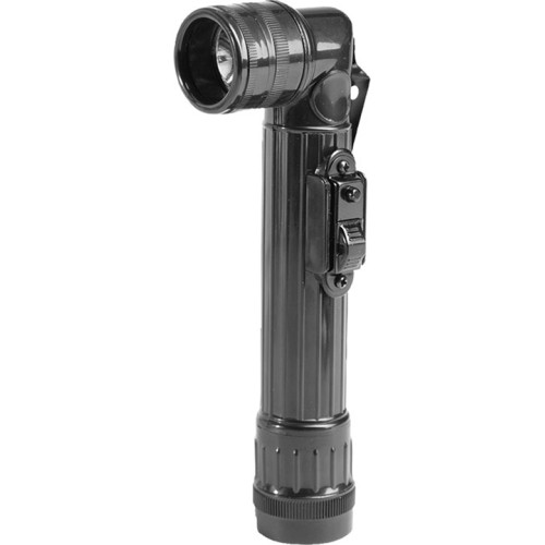 US BLACK LED ANGLEHEAD FLASHLIGHT MEDIUM