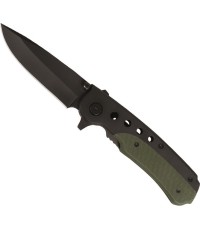 BLACK/OD ONE-HAND KNIFE WITH CLIP