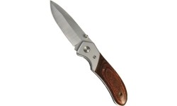 ONE-HAND KNIFE WITH WOODEN GRIP