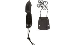 PARACORD NÓŻ NA SZYJĘ Z ŁAŃCUSZKIEM 10,5 CM