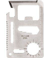 SURVIVAL TOOL CARD BLANK WITH POUCH