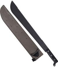 US SAWBACK MACHETE WITH SHEATH