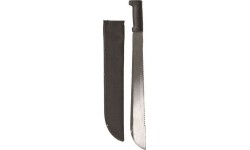 18" MACHETE STEEL WITH SAWBACK
