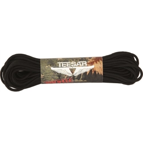 Linka paracord US Black, 15 m