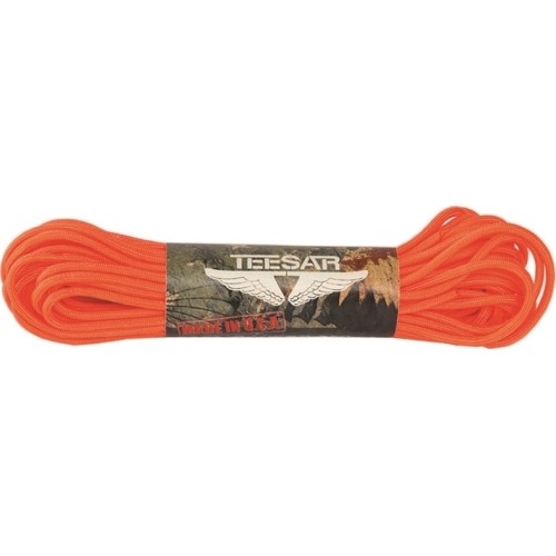 Linka spadochronowa US Orange Paracord, 15,24 m