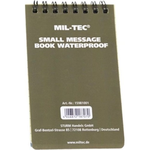 WODOODPORNY NOTES NA DROBNE WIADOMOŚCI