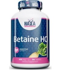 Haya Labs Betaine HCl 90 tabl. (Chlorowodorek betainy)
