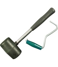 Młotek gumowy do wbijania śledzi namiotowych z wyciągarką Highlander