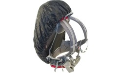 Pokrowiec przeciwdeszczowy na plecak Trekmates S, 45 l, czarny