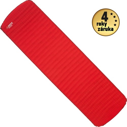 Mata samopompująca Yate Contour, 38 mm – czerwono-szara