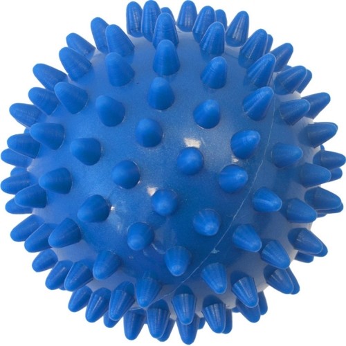 Piłka do masażu Yate Spiky, 9 cm, niebieska