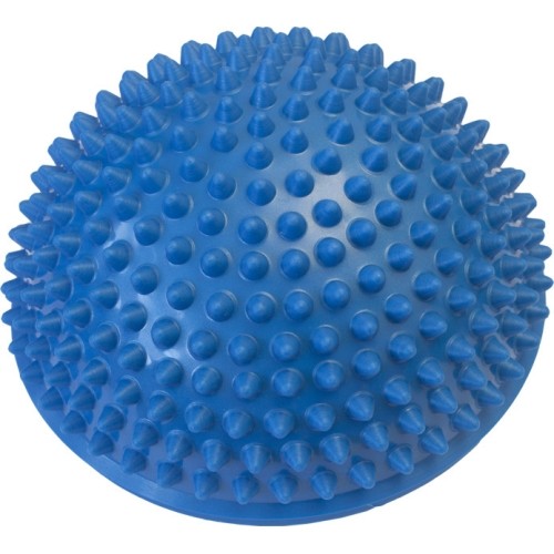 Piłka do masażu Yate Spiky Half Ball, 16 cm – niebieska