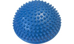Piłka do masażu Yate Spiky Half Ball, 16 cm – niebieska
