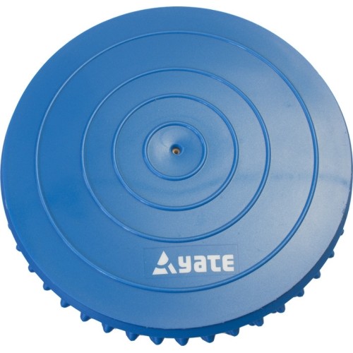 Piłka do masażu Yate Spiky Half Ball, 16 cm – niebieska