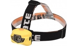 Latarka czołowa Yate Panter 3W Cree + 2 LED, żółta