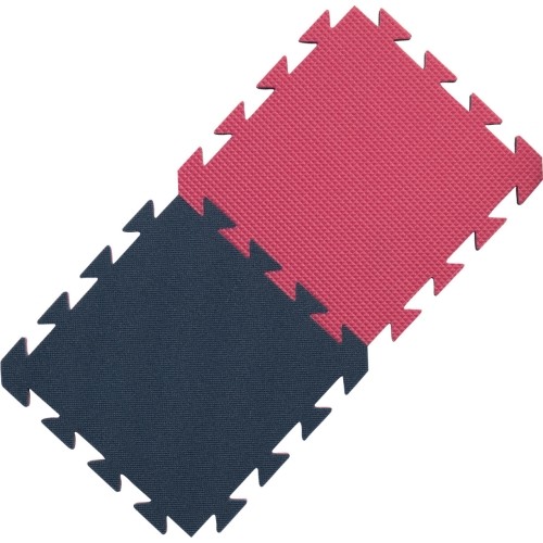 Piankowa wykładzina Puzzle podłogowe treningowe YATE - różowo-niebieska, 29x29x1,2 cm