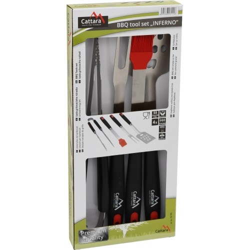 Narzędzia do grillowania Cattara INFERNO, 4szt.