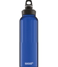 Bidon Butelka podróżna sportowa do picia SIGG Alu Drinking WMB - Aluminium, 1,5 l, niebieska
