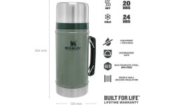 Termos na żywność Stanley Classic, 0,94l, Zielony