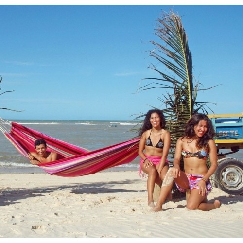 Podwójny hamak ogrodowy Amazonas Barbados Grenadine, Dla 2 osób