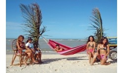 Podwójny hamak ogrodowy Amazonas Barbados Grenadine, Dla 2 osób