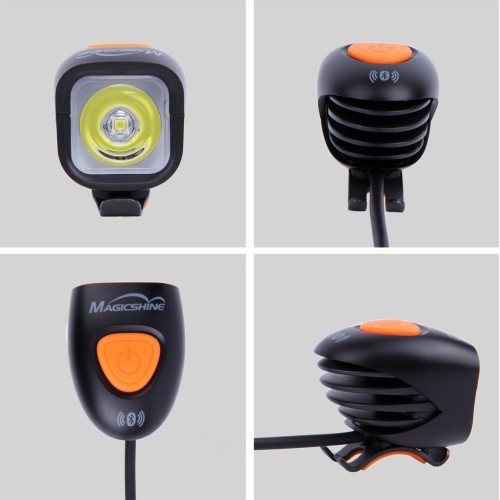 Priekinis žibintas MagicShine MJ 900B // Bluetooth, 1000 Lm (juodas)