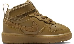 Buty dziecięce Nike Court Borough Mid 2 brązowe CD7784 701