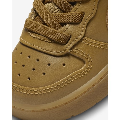 Buty dziecięce Nike Court Borough Mid 2 brązowe CD7784 701