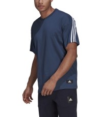 Koszulka męska Adidas M Fi Tee SS, niebieska